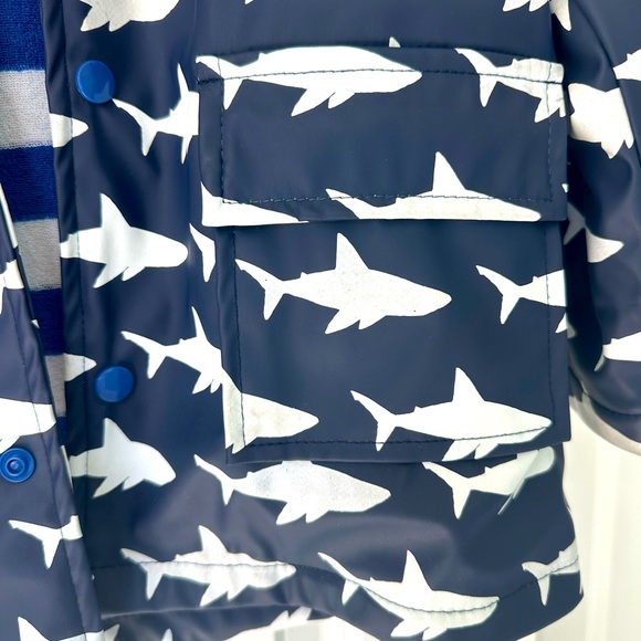 Hatley Shark Patterned Rain Jacket - Picture 5 of 5